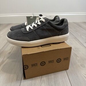 NWT Revitalign Orthotic Sneakers Mens Size 7.5 Gray Dark Charcoal Durham Lace Up